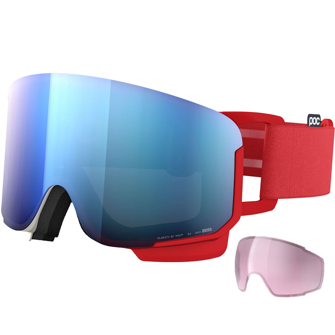 POC Nexal rouge blanc/partly sunny blue   Ersatzscheibe | POC Skibrillen | POC | P | MARKEN | XSPO