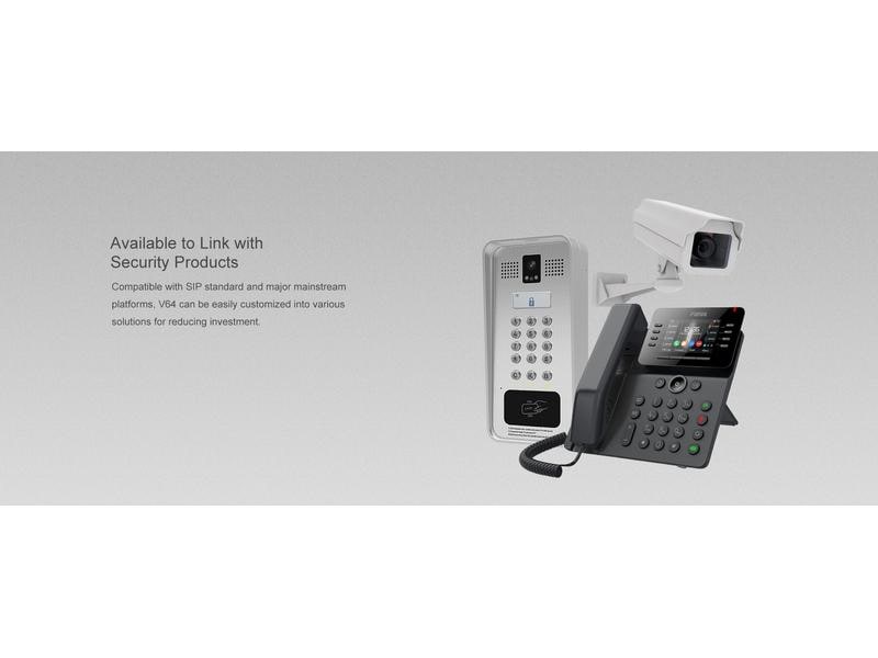 Fanvil Tischtelefon V64 Schwarz V64 Prime Business Telefon