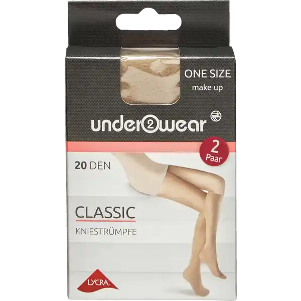 Kniestrumpf Classic 20den make-up onesize