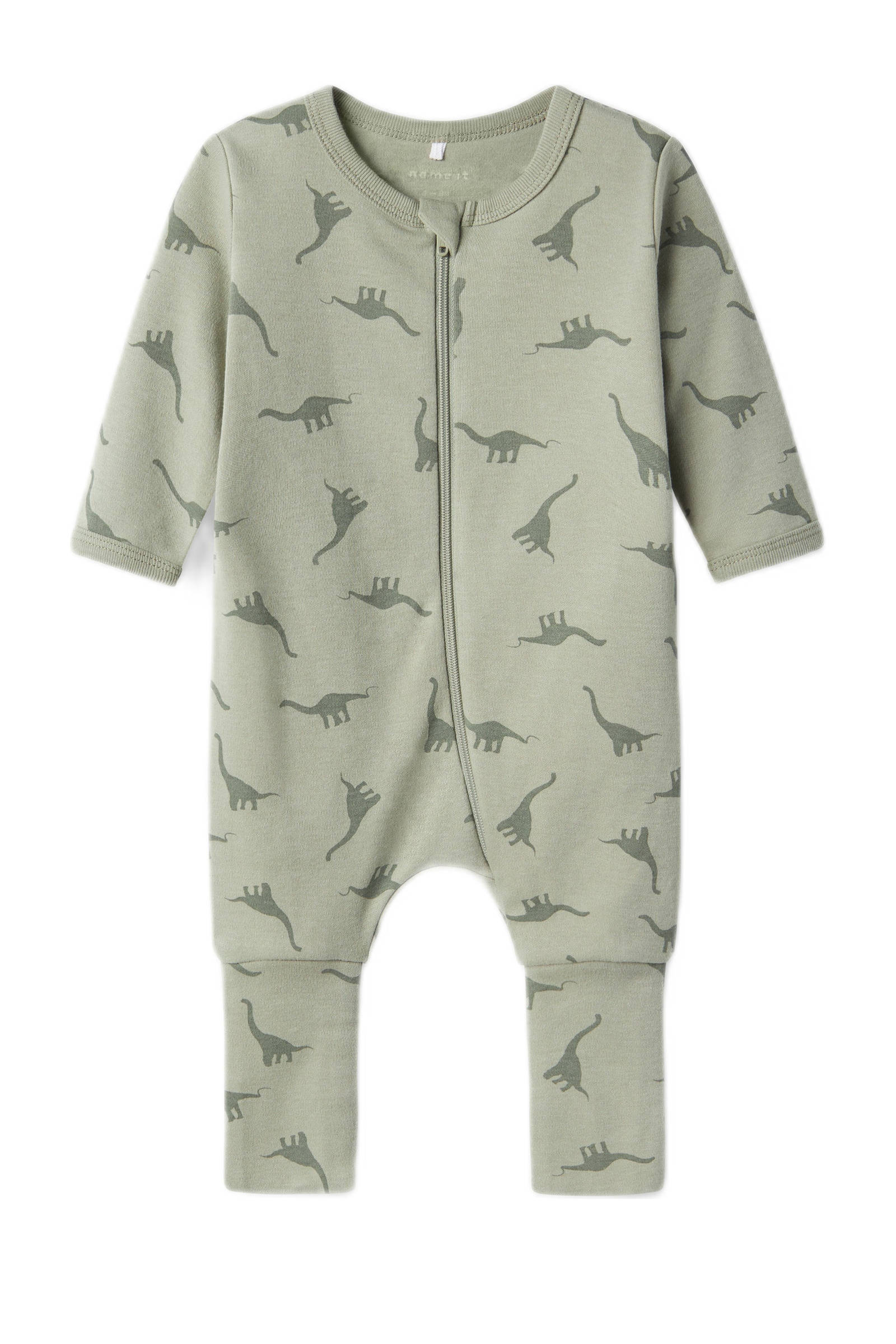 NAME IT pyjama NBMNIGHTSUIT - set van 2 groen
