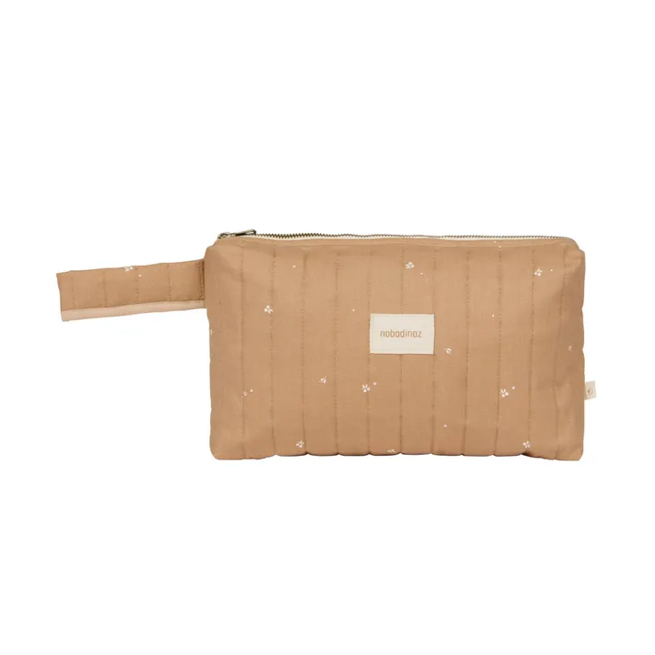 Nobodinoz Trousse de toilette Stories en coton bio | Blush