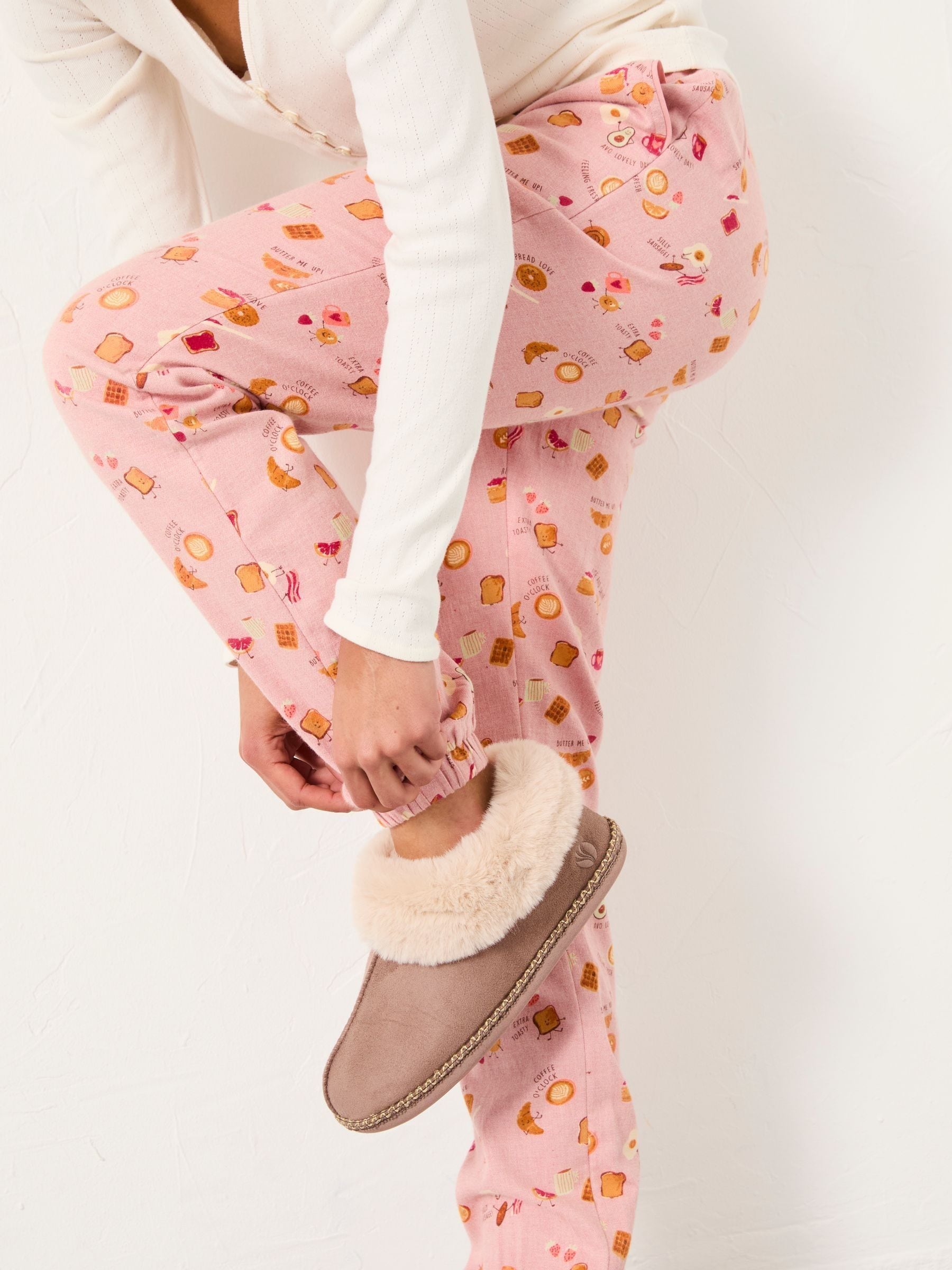 Pink Breakfast - FatFace Jersey Pyjama Bottoms