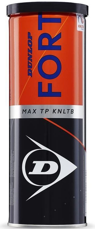 Dunlop Tennisballen Fort Max TP KNLTB Gasgevuld 3 Ballen