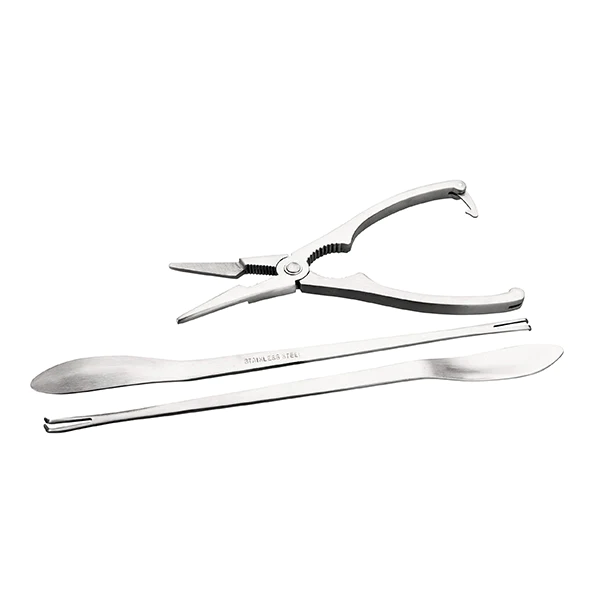 Pince à fruit de mer + 2 curettes Ibili