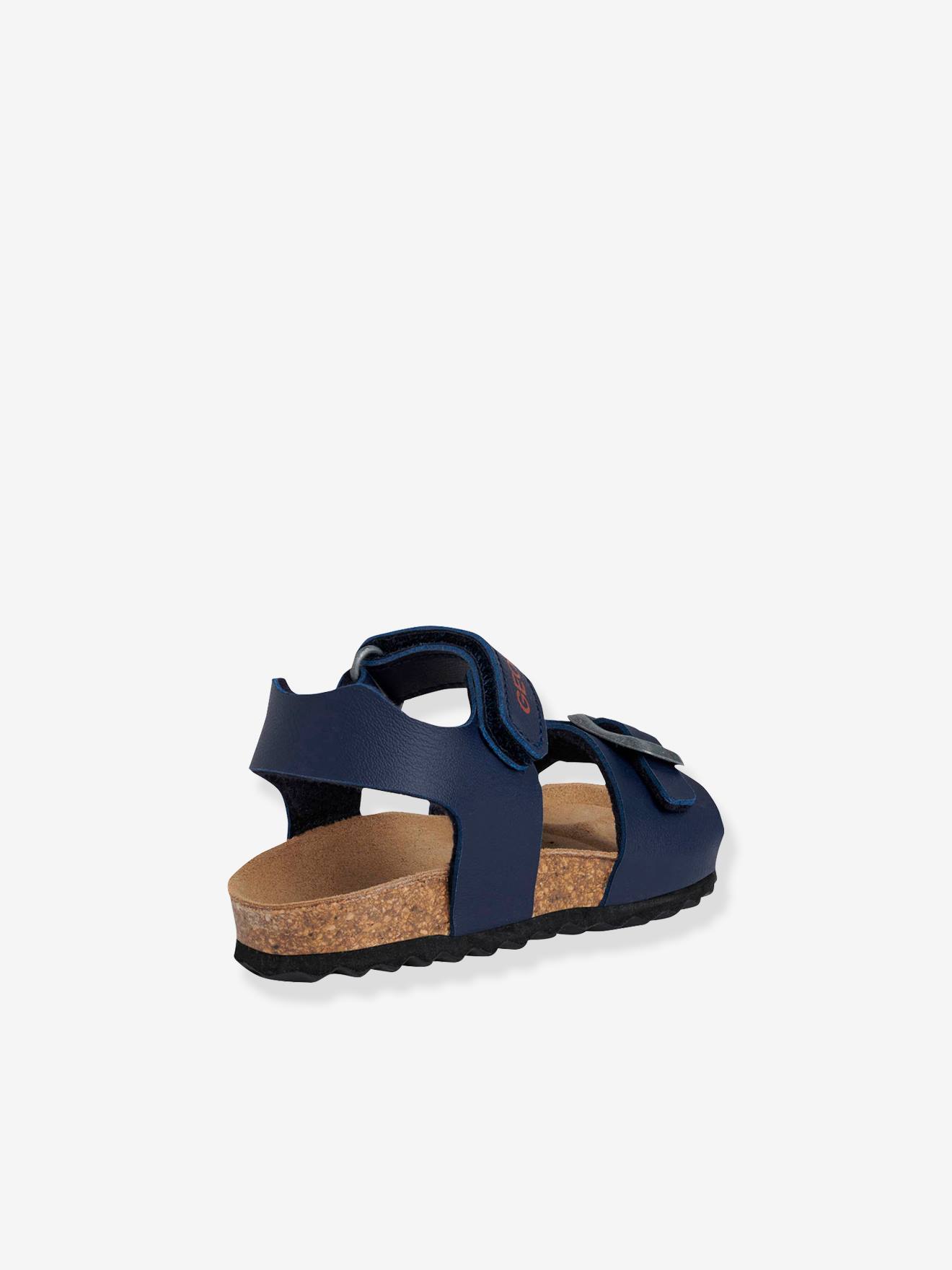 Sandálias infantis BS. Chalki BA GEOX®, azul escuro liso