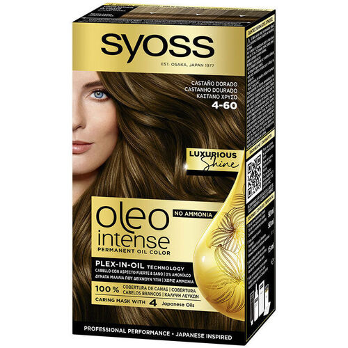 Syoss - Oleo Intense Tinte Sin Amoniaco 4-60-castaño Dorado