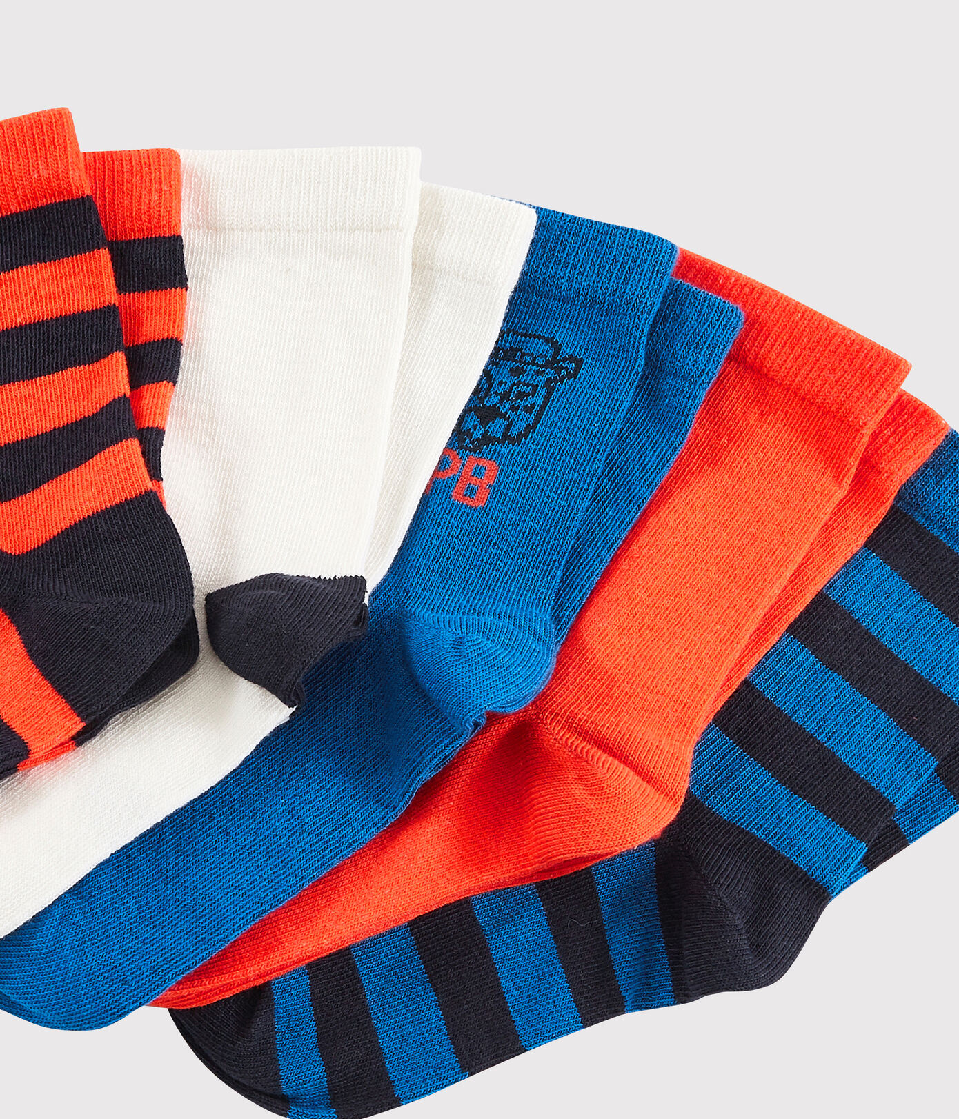 Lot de 5 paires de chaussettes enfant garçon