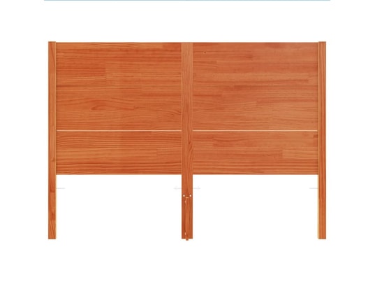 VIDAXL - Tête de lit cire marron 160 cm bois massif de pin