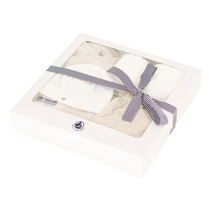 Petit Bateau Coffret Cadeau Naissance Mairy | Gris chiné