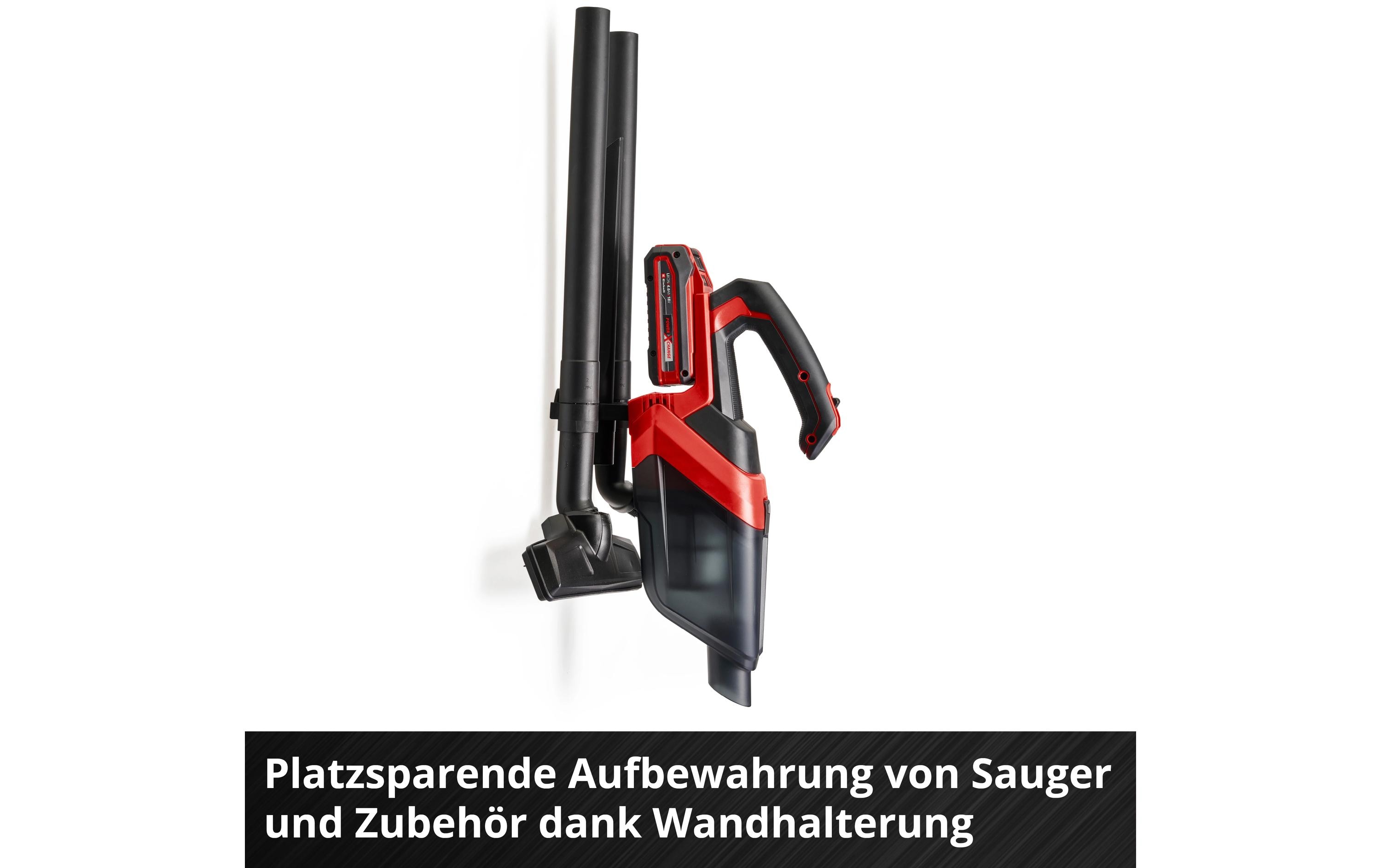 Akku-Handsauger TE-HV 18/06 Li – SoloAkku-Handstaubsauger mit einer Saugleistung bis 72 mbar