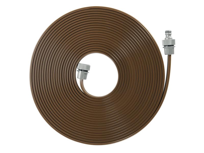 GARDENA Schlauchregner 15 m mit Armaturen, braun Regner