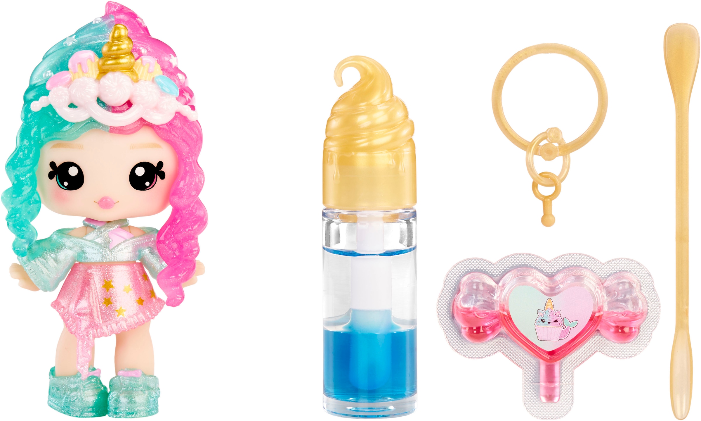 YUMMILAND Minipuppe »Yummiland Lip Gloss Doll- Mystery Color Change - Phoebe Frappe«