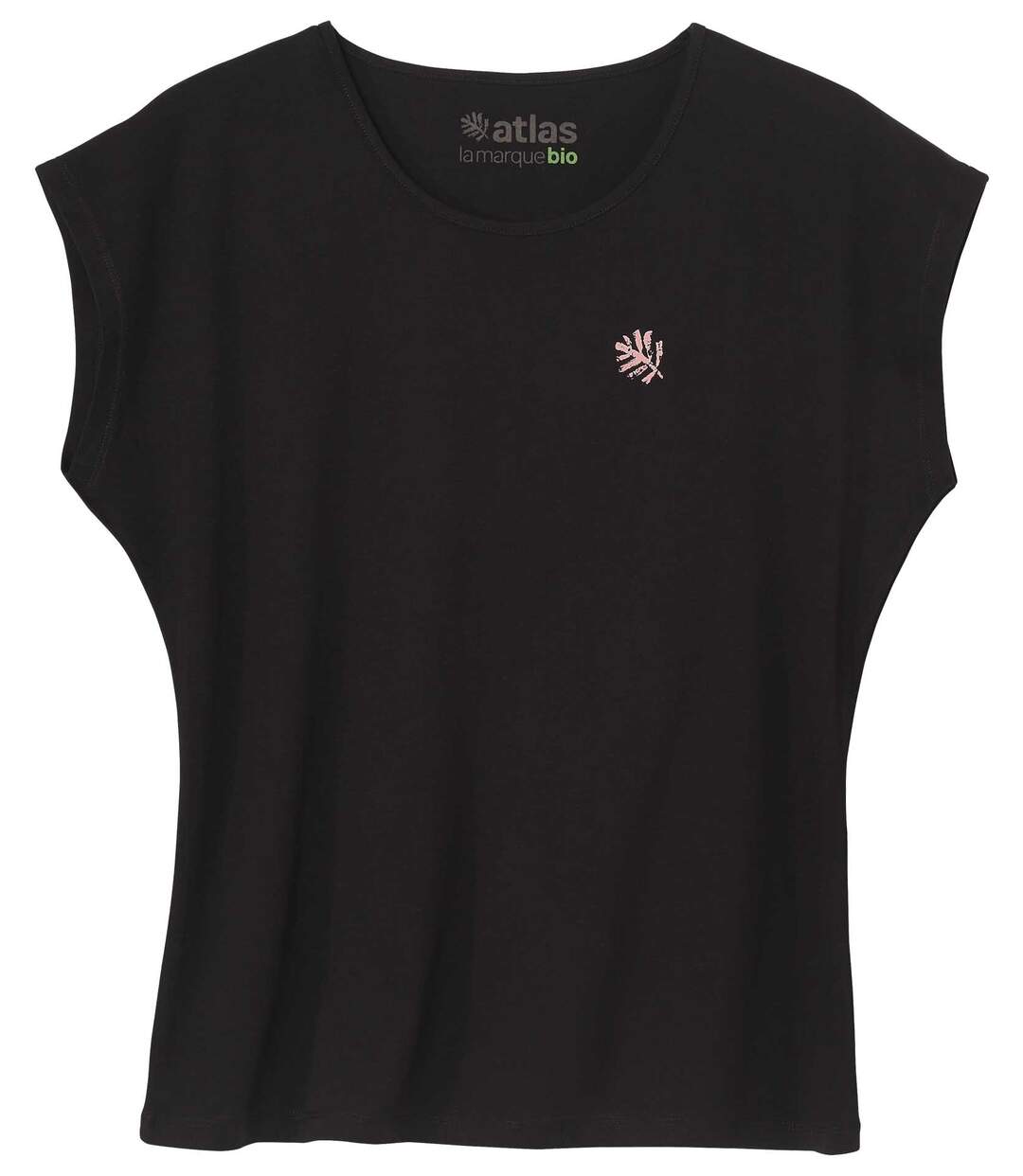 Le Tee-Shirt Femme Sans Manches Coton Bio Noir