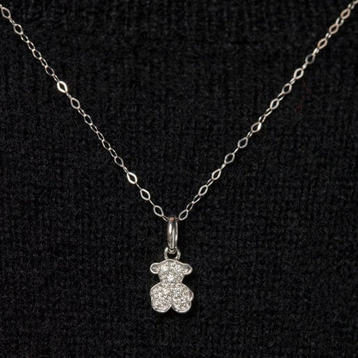 Pingente de urso TOUS em ouro branco