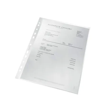 Leitz Prospekthüllen, A4, oben offen, transparent, 25 Stück