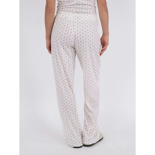 Neo Noir Serafina Pointelle Heart Bukser, White, 38