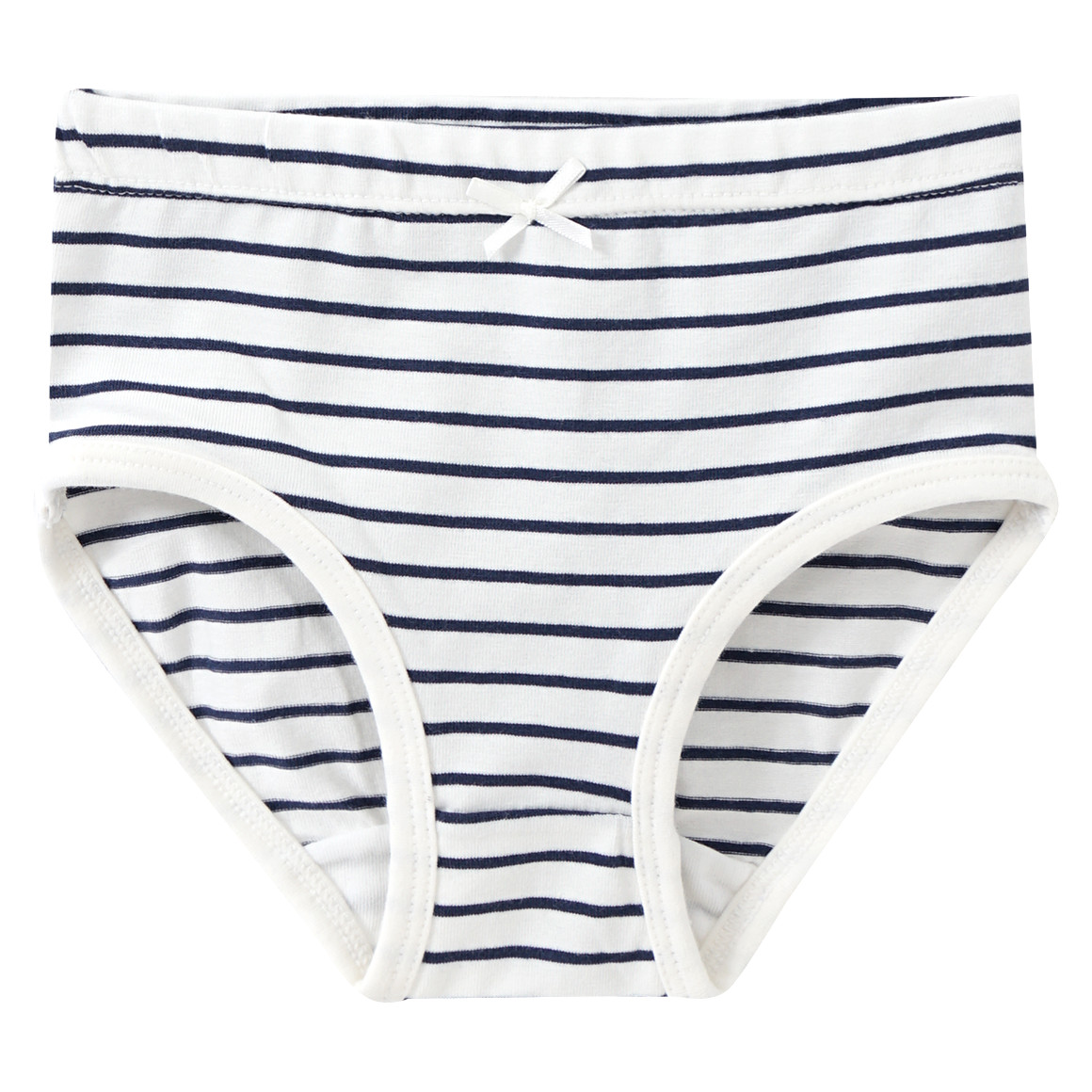 Famy 5 Baby Slips aus Bio-Baumwolle dunkelblau / weiss