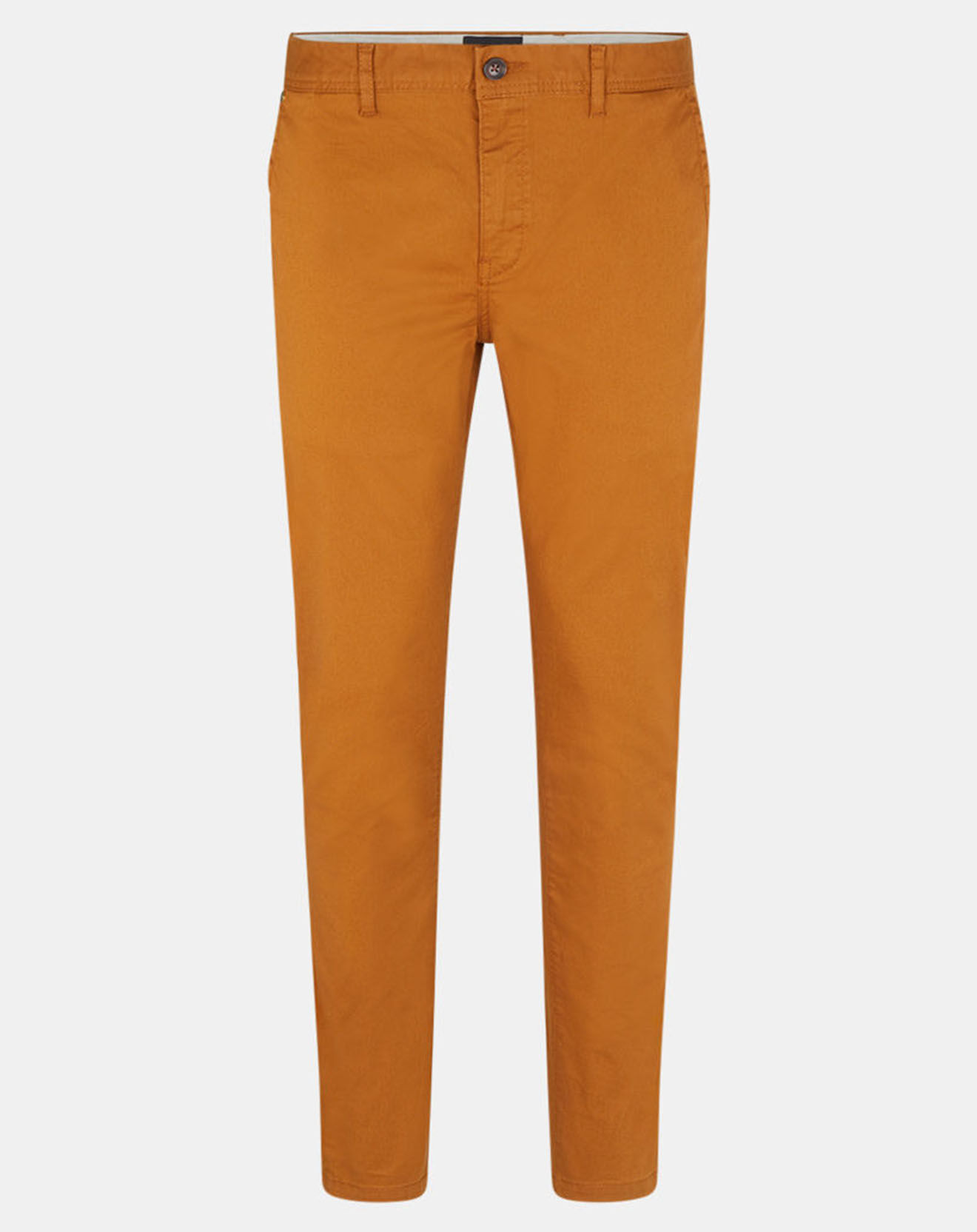 Scotch & Soda Pantalon Chino Super Slim Fit en Coton Bio mélangé Stretch camel