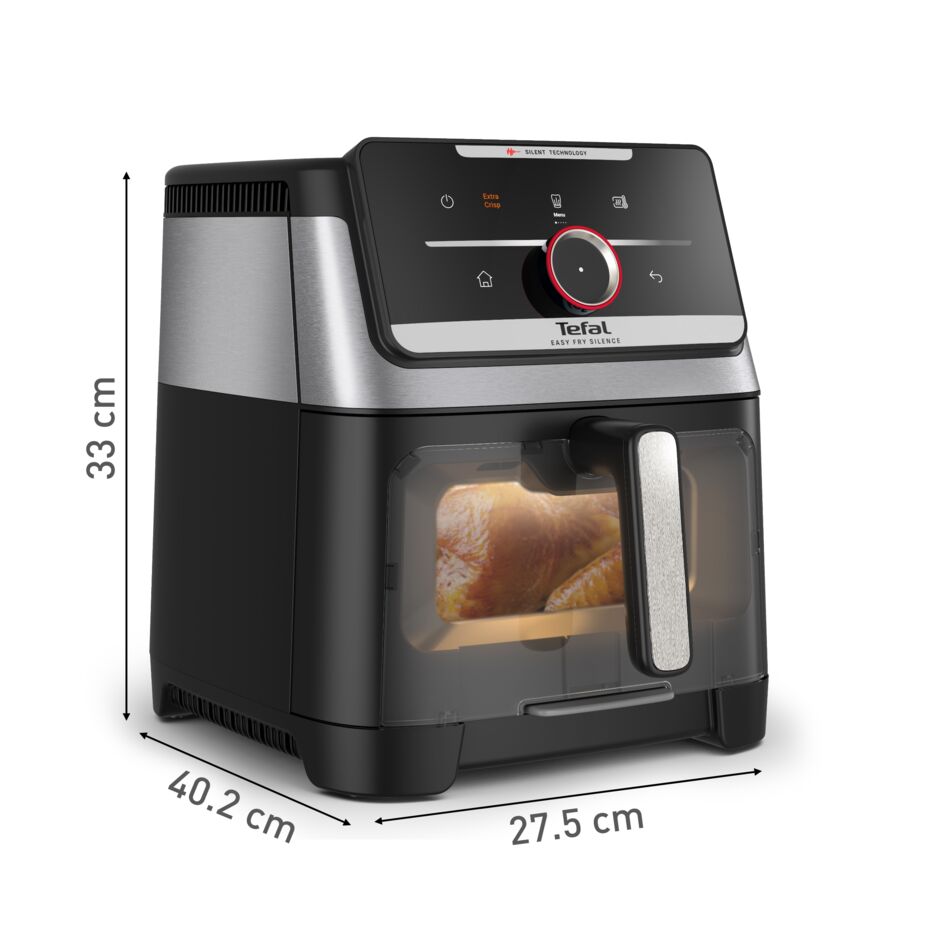 Easy Fry Smart & Silence XXL EY876D Stille air fryer met kijkvenster - Smart Assist - 7 L