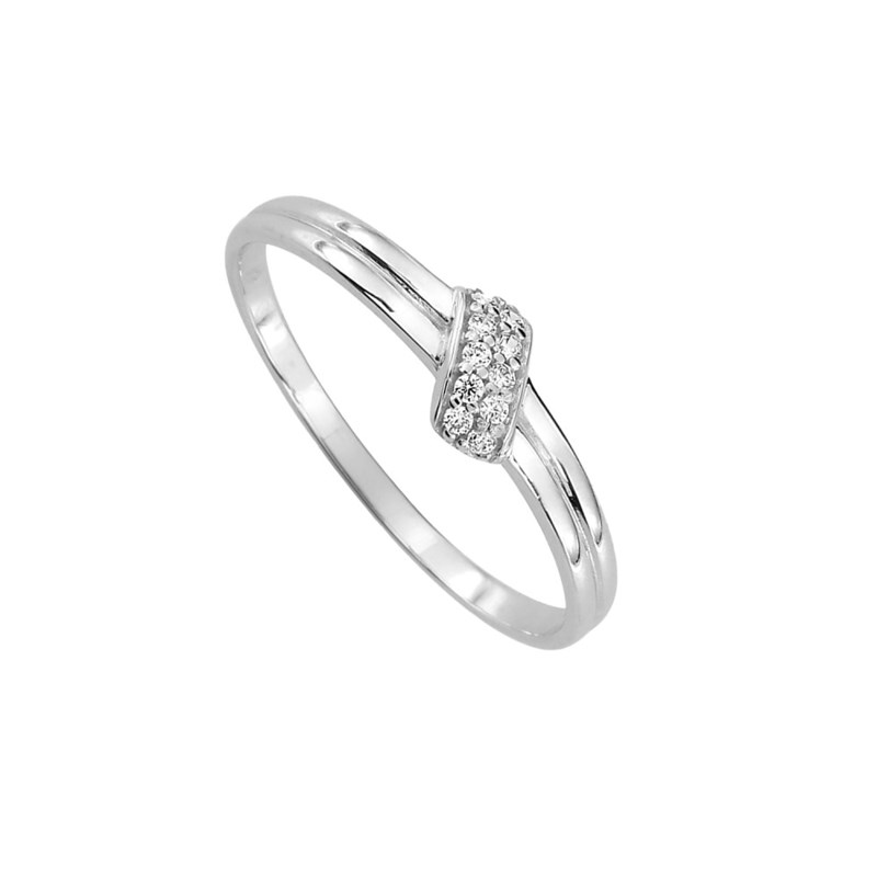 Bague Femme - Oxyde de zirconium - Or 9 Carats