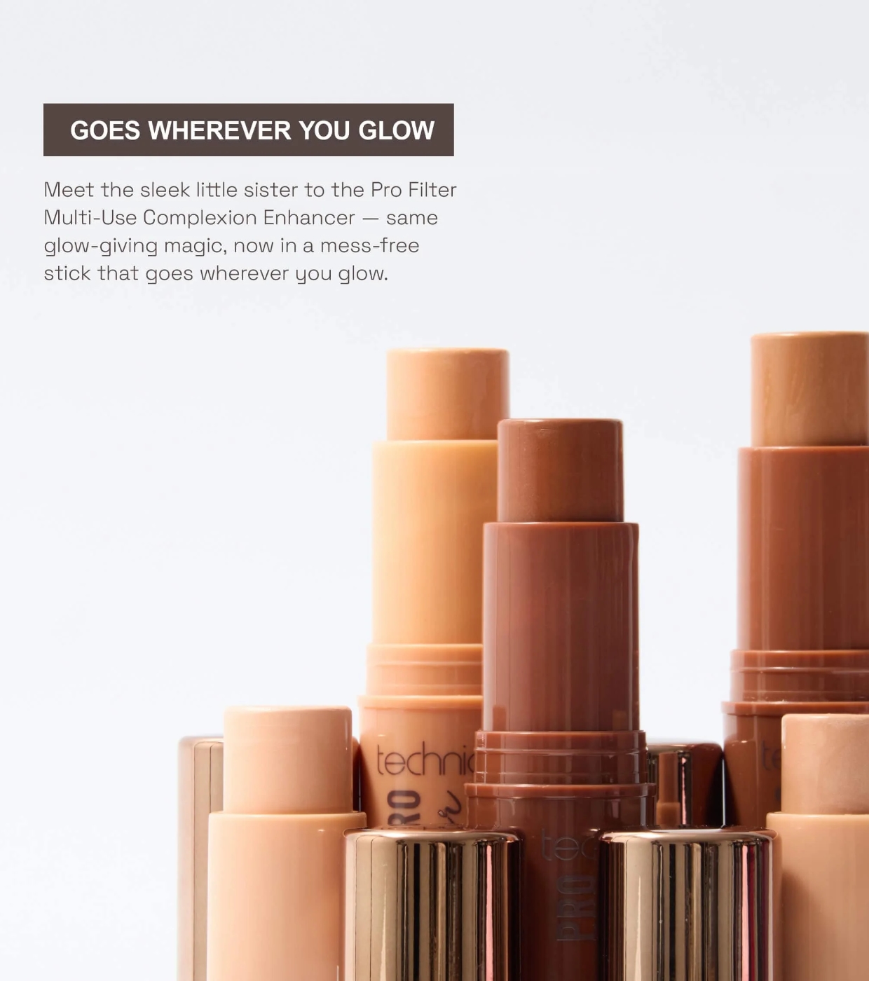 Technic Cosmetics - Bastão Iluminador Multiuso Pro Filter - Medium Cool