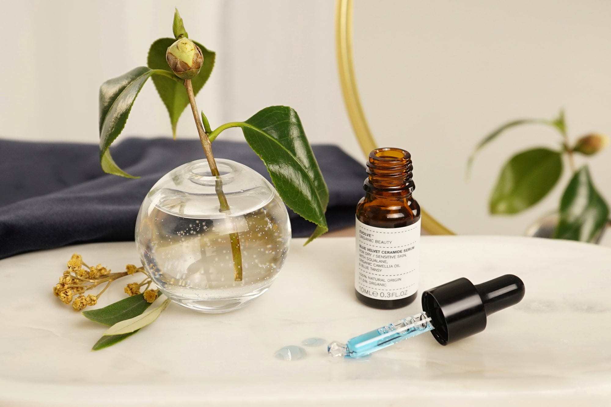 Evolve Organic Beauty  Blue Velvet Ceramide Serum, 10 ml