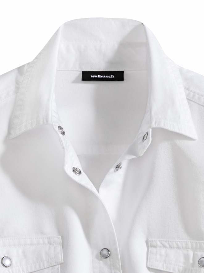 Lyocell-Jeansbluse Extraleicht