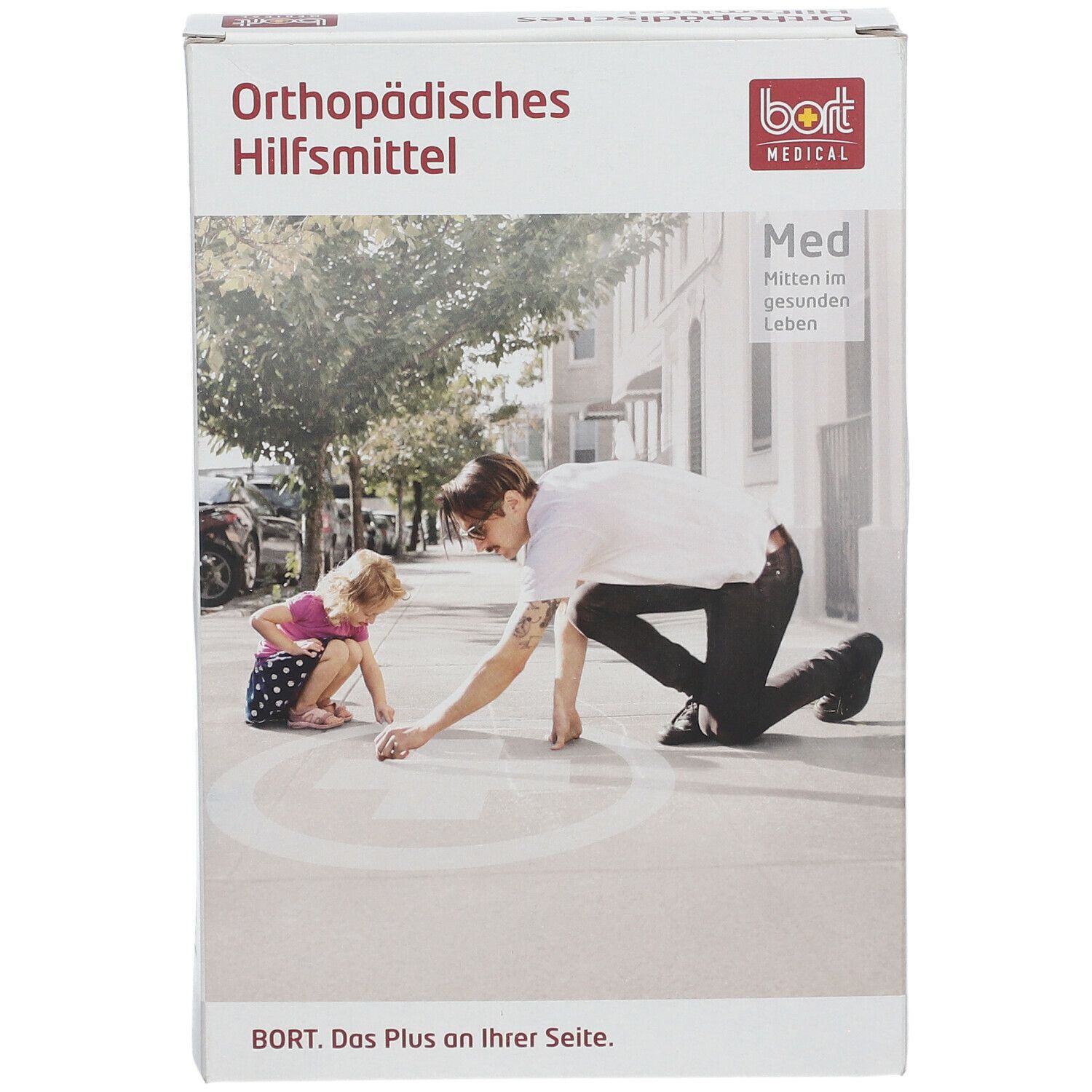 BORT Zweizug Kniestütze Gr. M haut