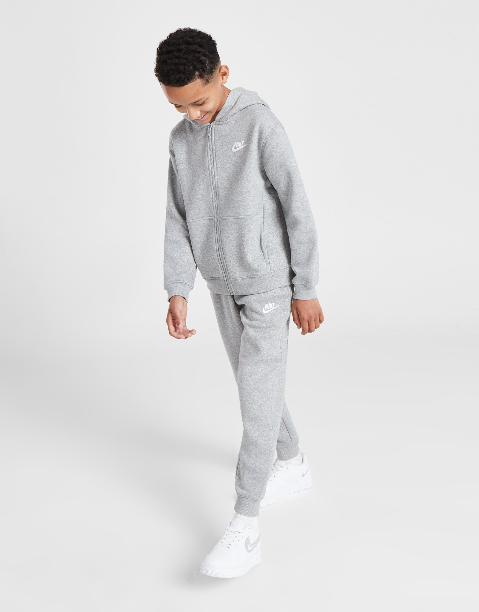 Nike Club Fleece Full Zip Tracksuit Junior