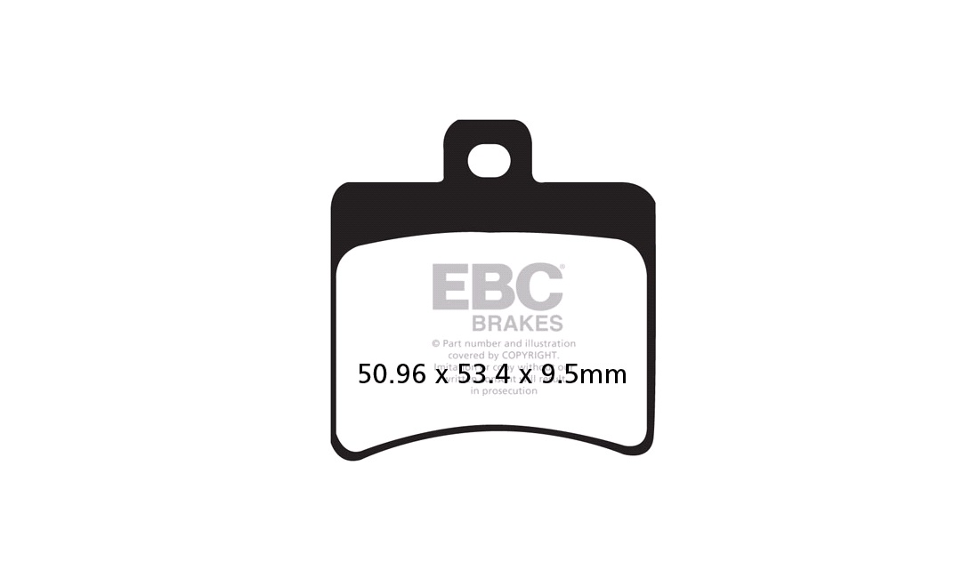 Bremseklodser bag EBC SR50 00-06
