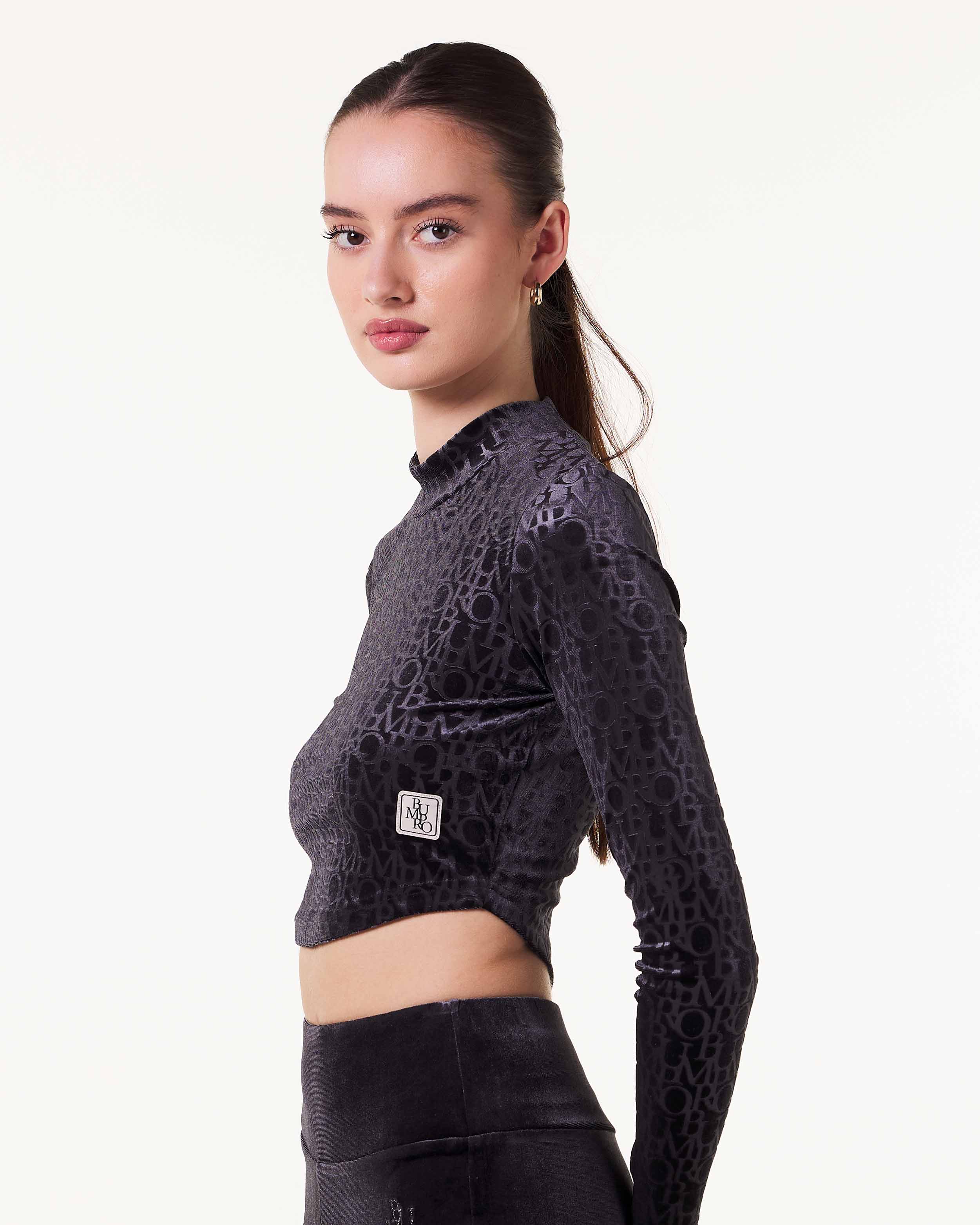 Bumpro SETT Logomania Velour Black