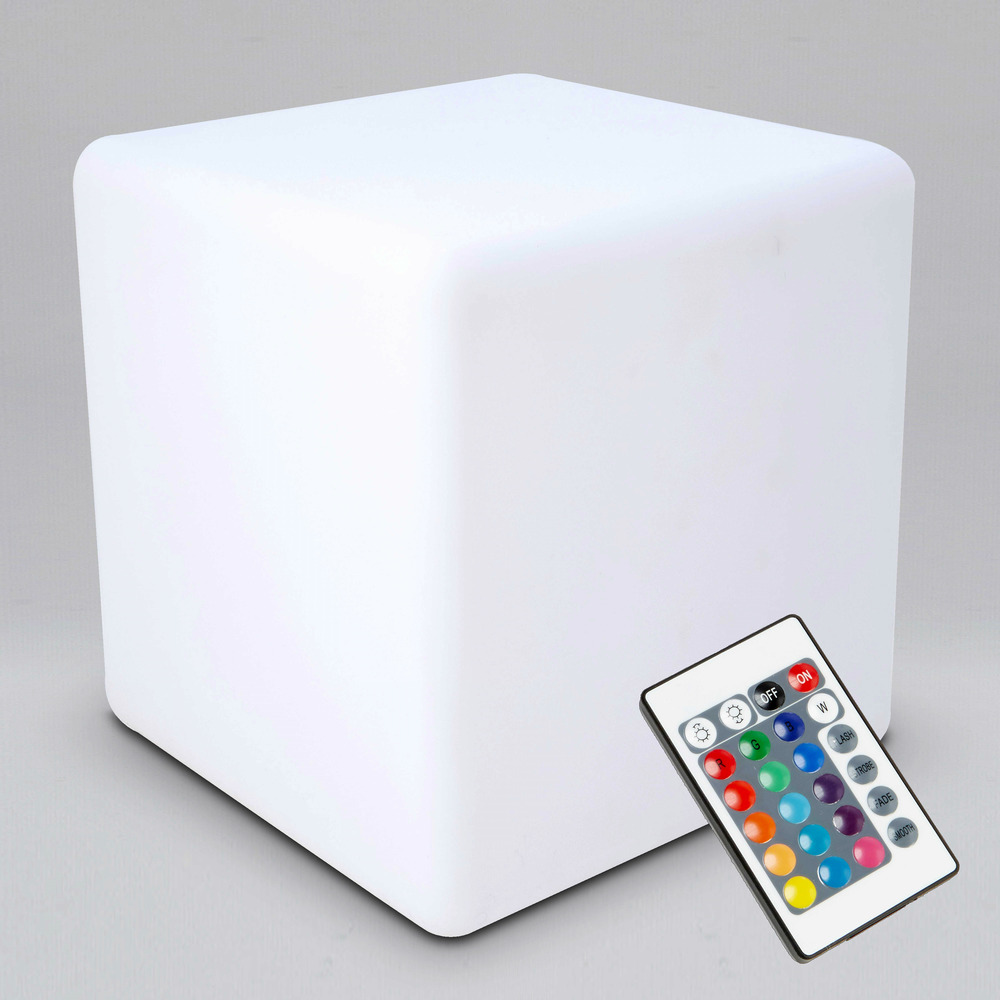Cube led polyéthylène blanc