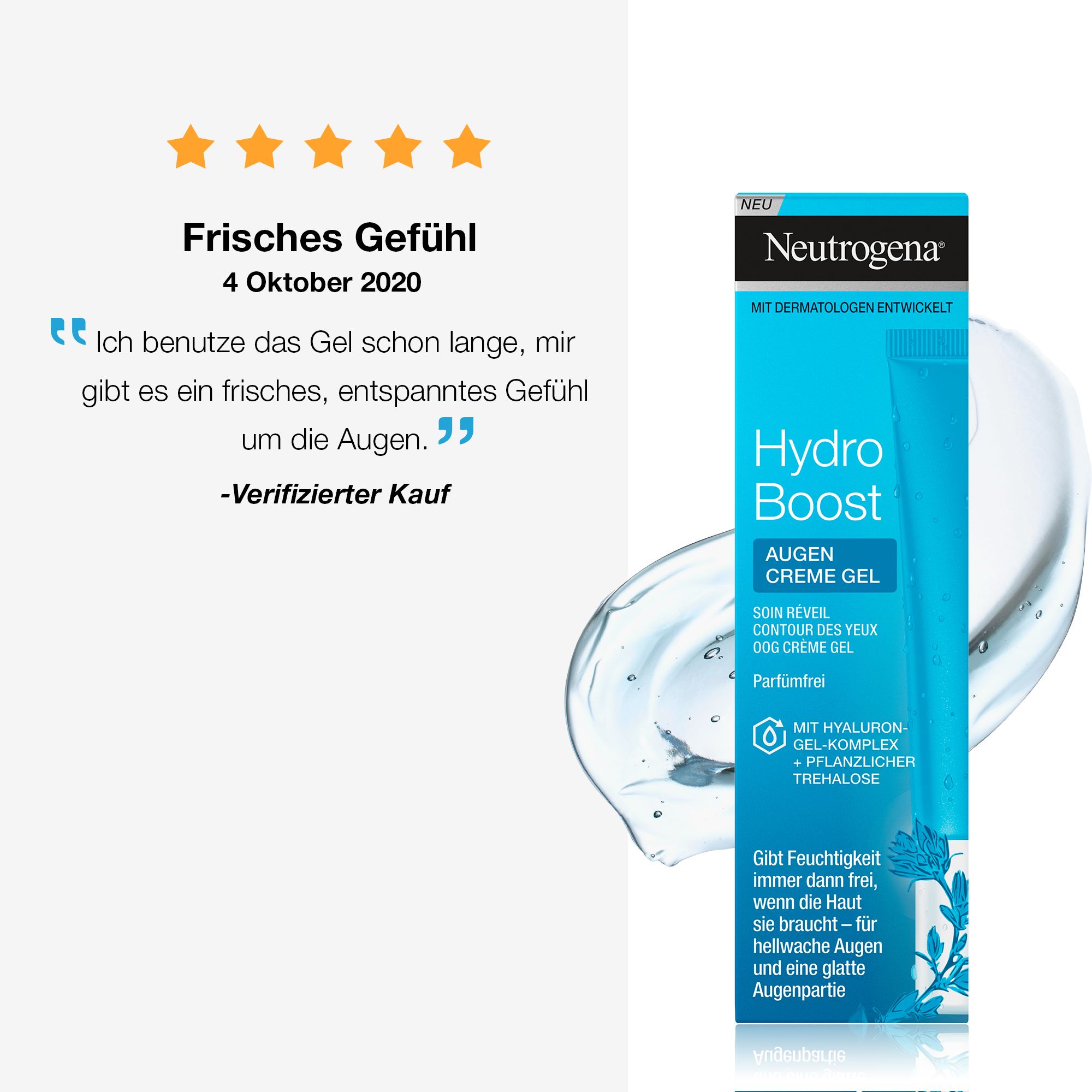 Neutrogena® Hydro Boost Belebendes Augen Creme Gel
