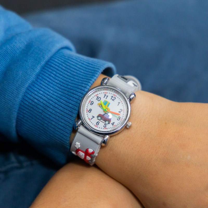 Montre Unisexe CHTIME bracelet Silicone Gris