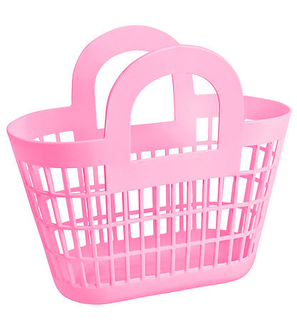 Sun Jellies Korb - 17x30x33 cm - Rosie - Kaugummi Pink