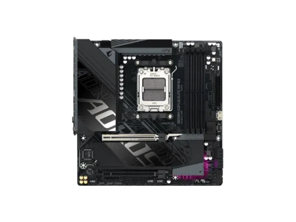 GIGABYTE B850M AORUS ELITE WIFI6E, AMD, Sokkel AM5, AMD Ryzen 7000 Series, AMD Ryzen 8000 Series, AMD Ryzen 9000 Series, Sokkel AM5, DDR5-SDRAM, 256 GB