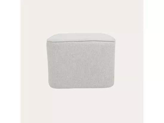 Puff tapissée tapissé Beige 60x42