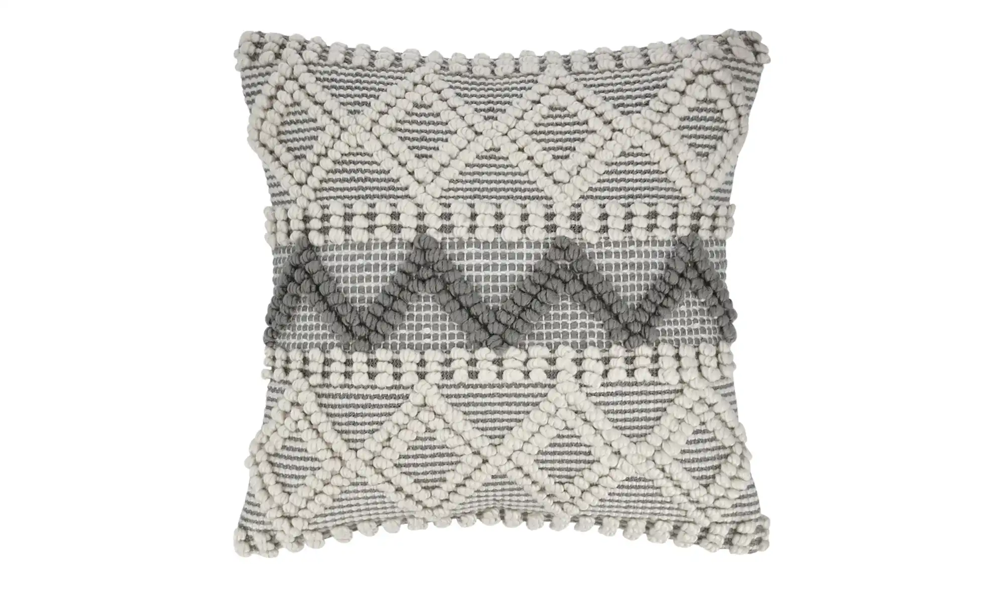 HOME STORY Kissen Grobstrickornamente