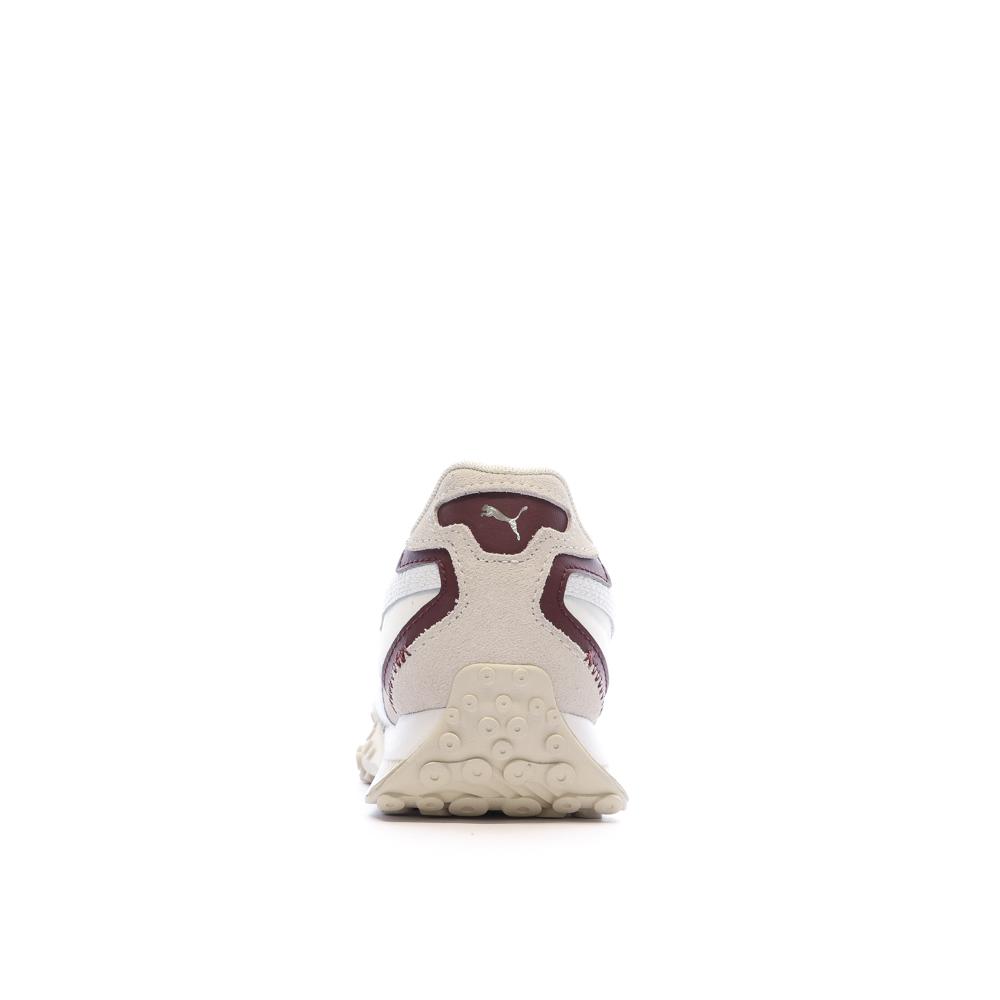 Puma Baskets Beige/Bordeaux Femme Puma Rider Soft