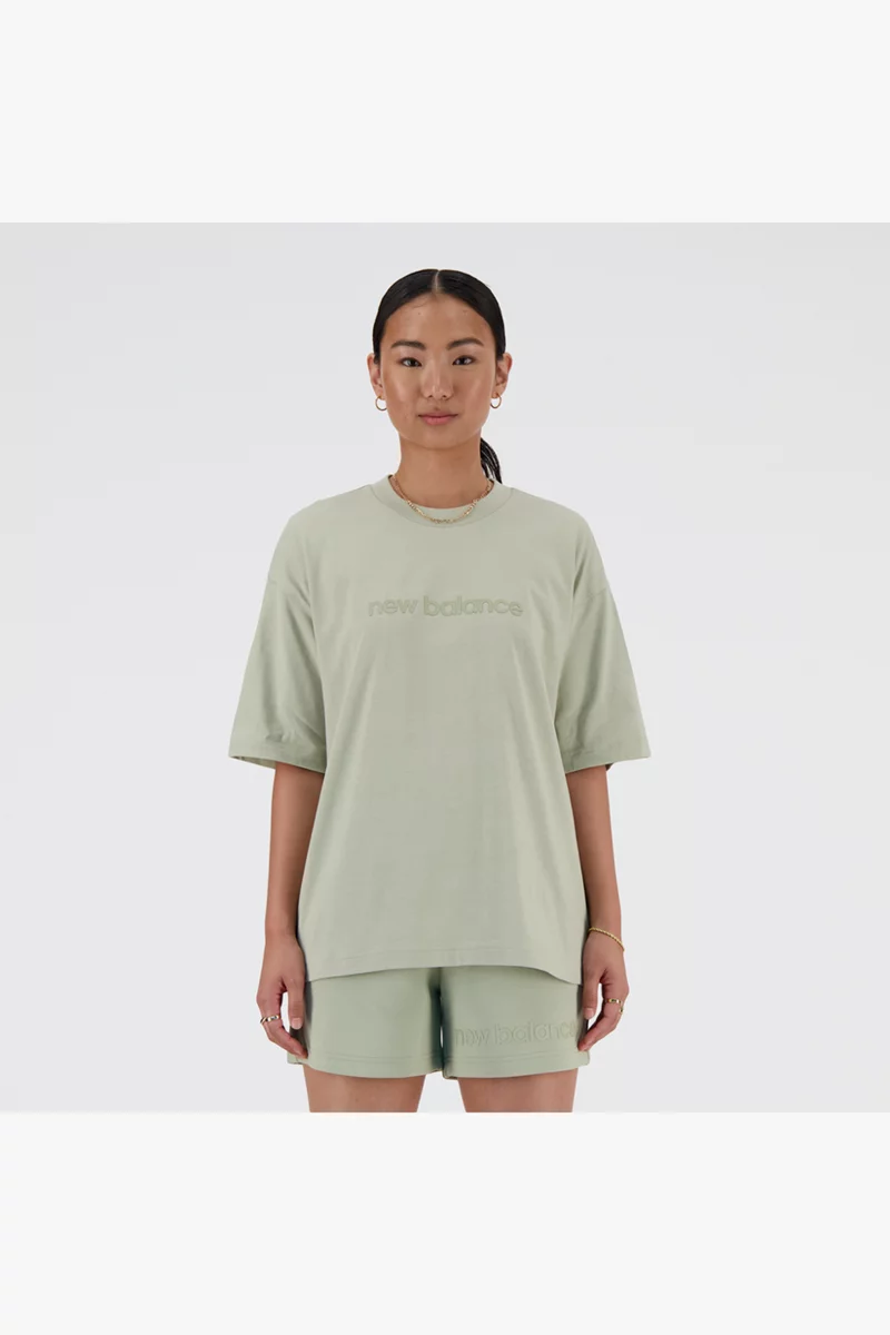 New Balance Hyper Density Jersey Oversized Damen T-Shirt