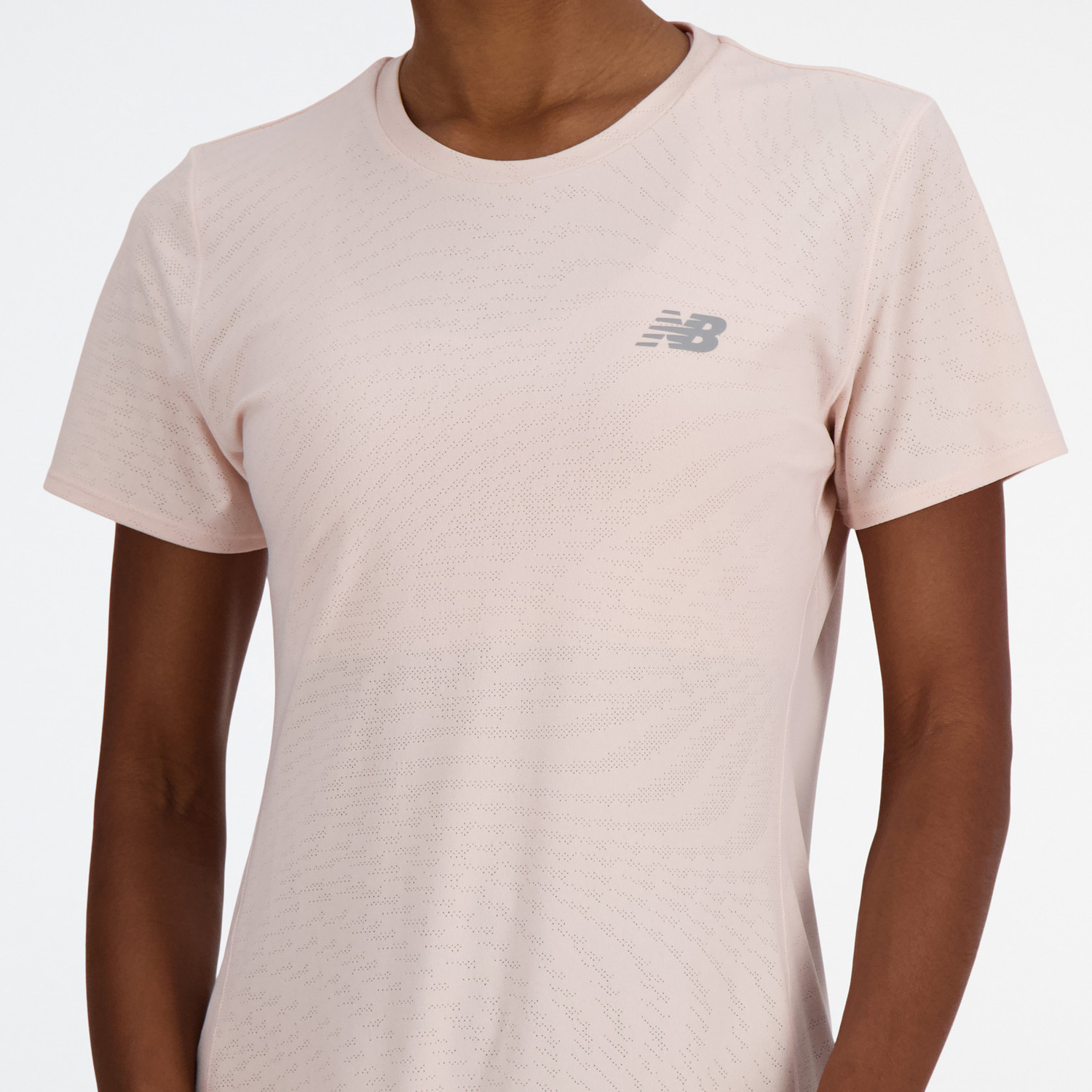 New Balance Jacquard T-Shirt Dames