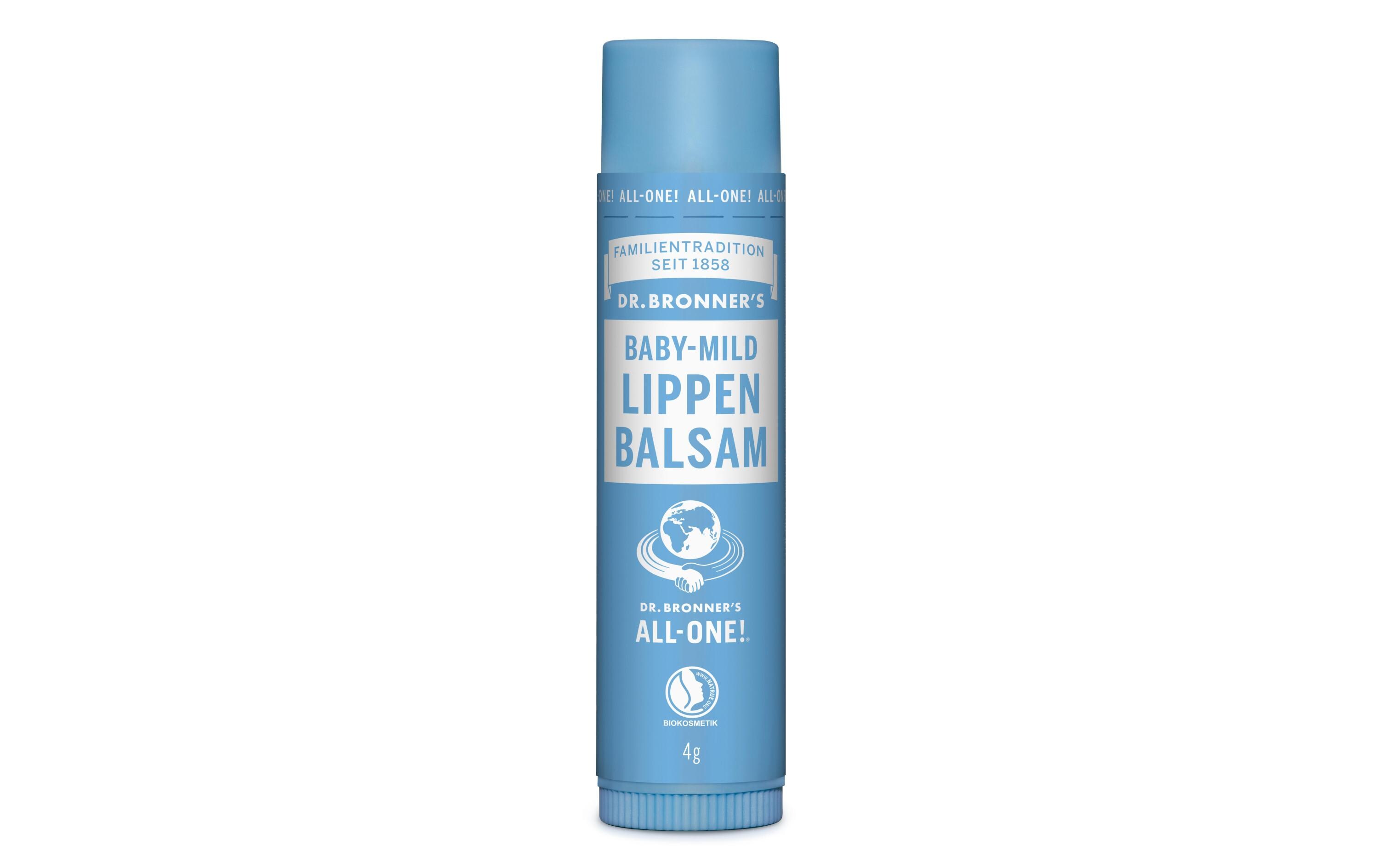 Lippenbalsam All-one Baby Mild 4 gNatürliche Fair Trade Lippenpflege mit Bio Jojoba-, Hanf- und Avocadoöl