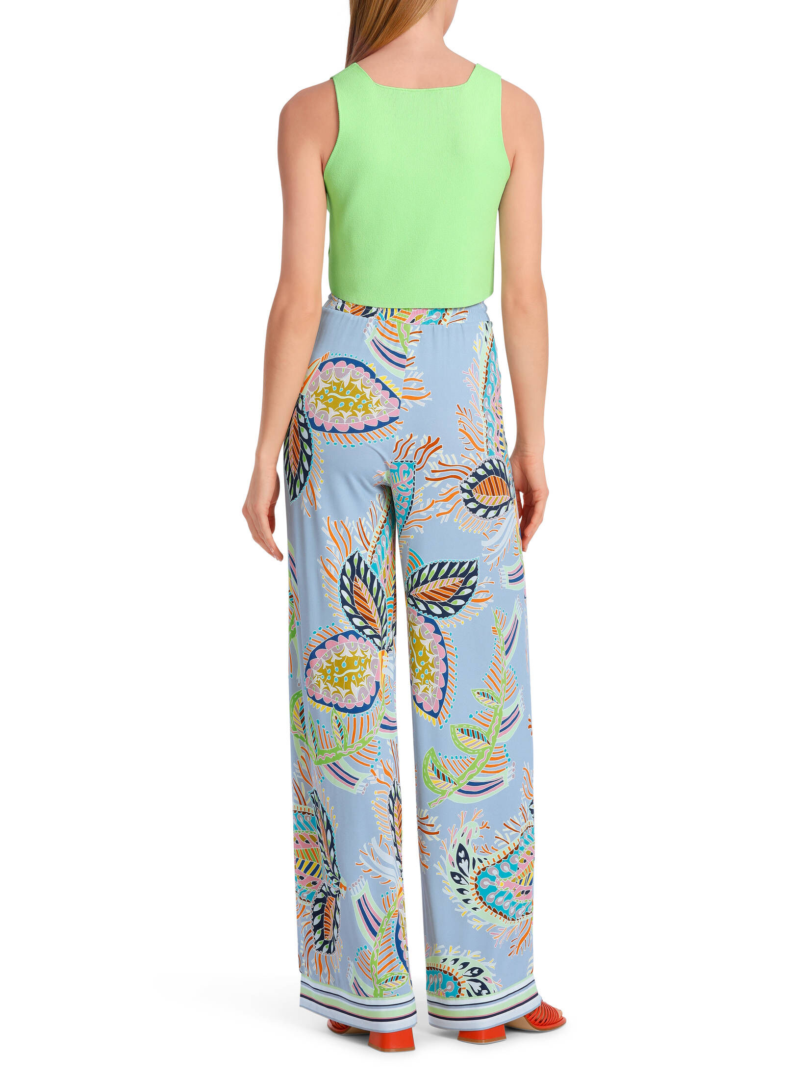 Marc Cain| Damen Bundfaltenhhose WEDI Wide Fit