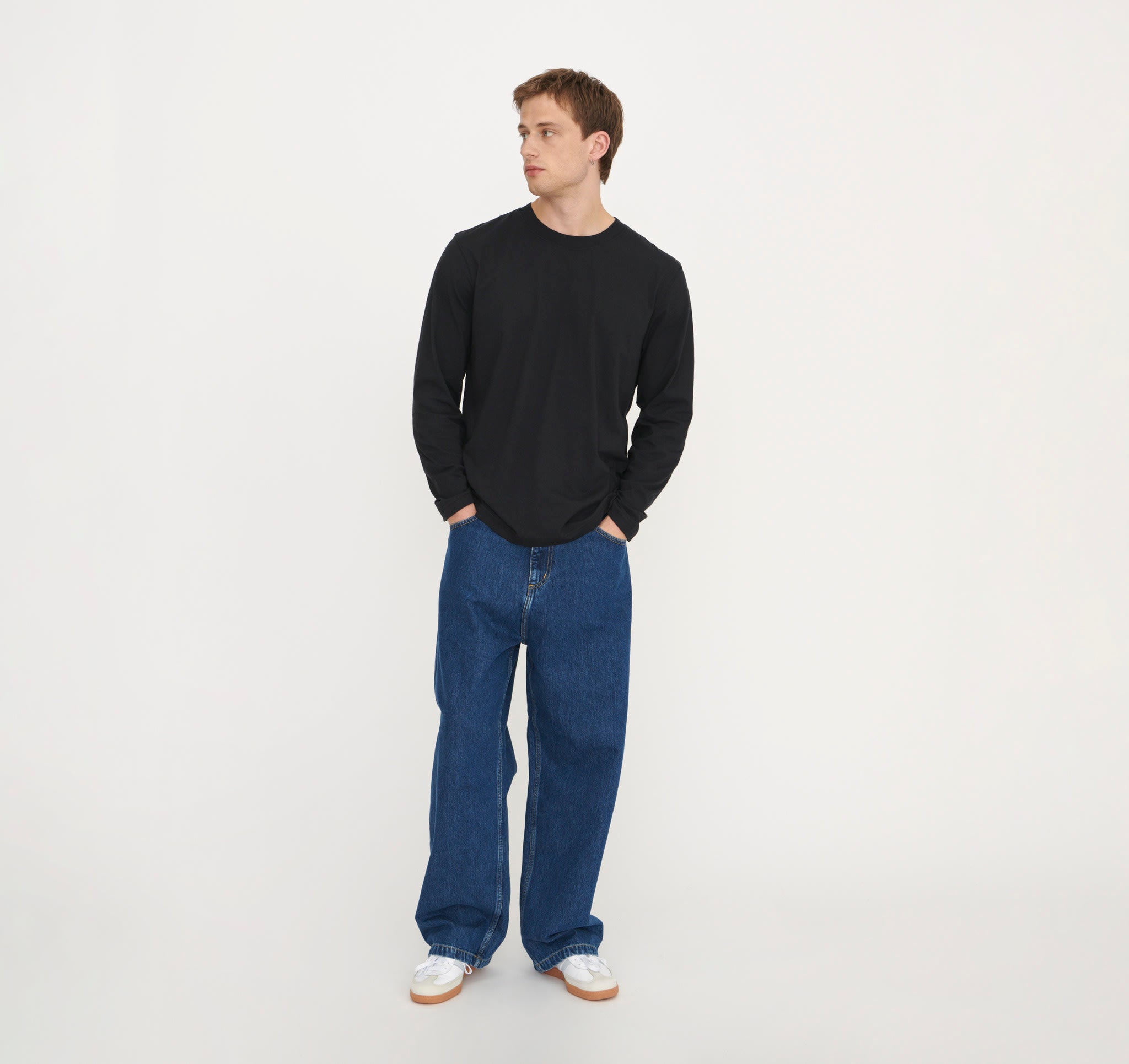 ORGANIC COTTON<br>True Boxy Fit Long Sleeve Tee