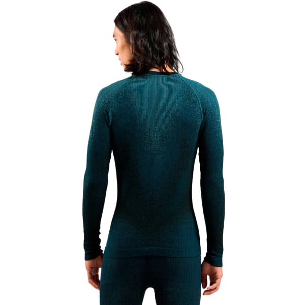 T-shirt thermique ODLO PERFORMANCE WARM BLACKCOMB BL TOP CREW NECK L/S PROVINCIAL BLUE