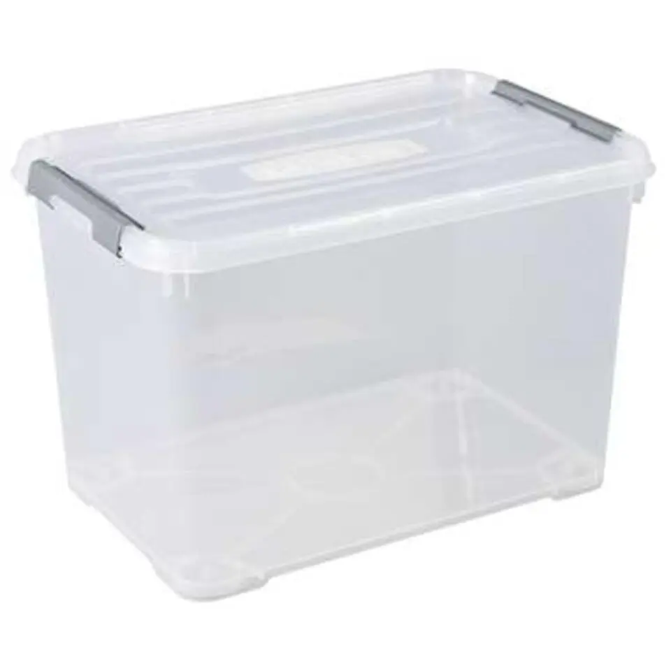 Curver Handy  Opbergbox - 65L - 3 stuks - Transparant met deksel