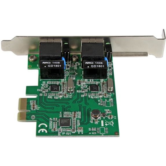 StarTech.com Carte réseau PCI Express à 2 ports Gigabit Ethernet - Adaptateur NIC PCIe GbE