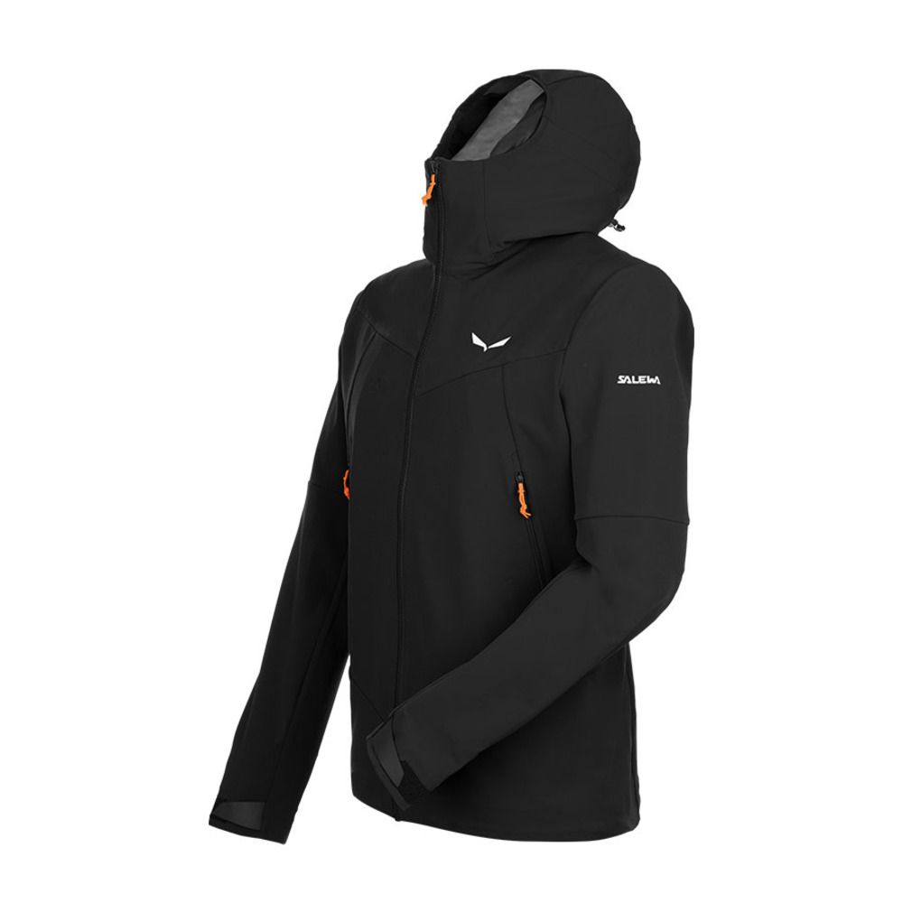 Salewa SELLA DURASTRETCH - Veste ski Homme black out