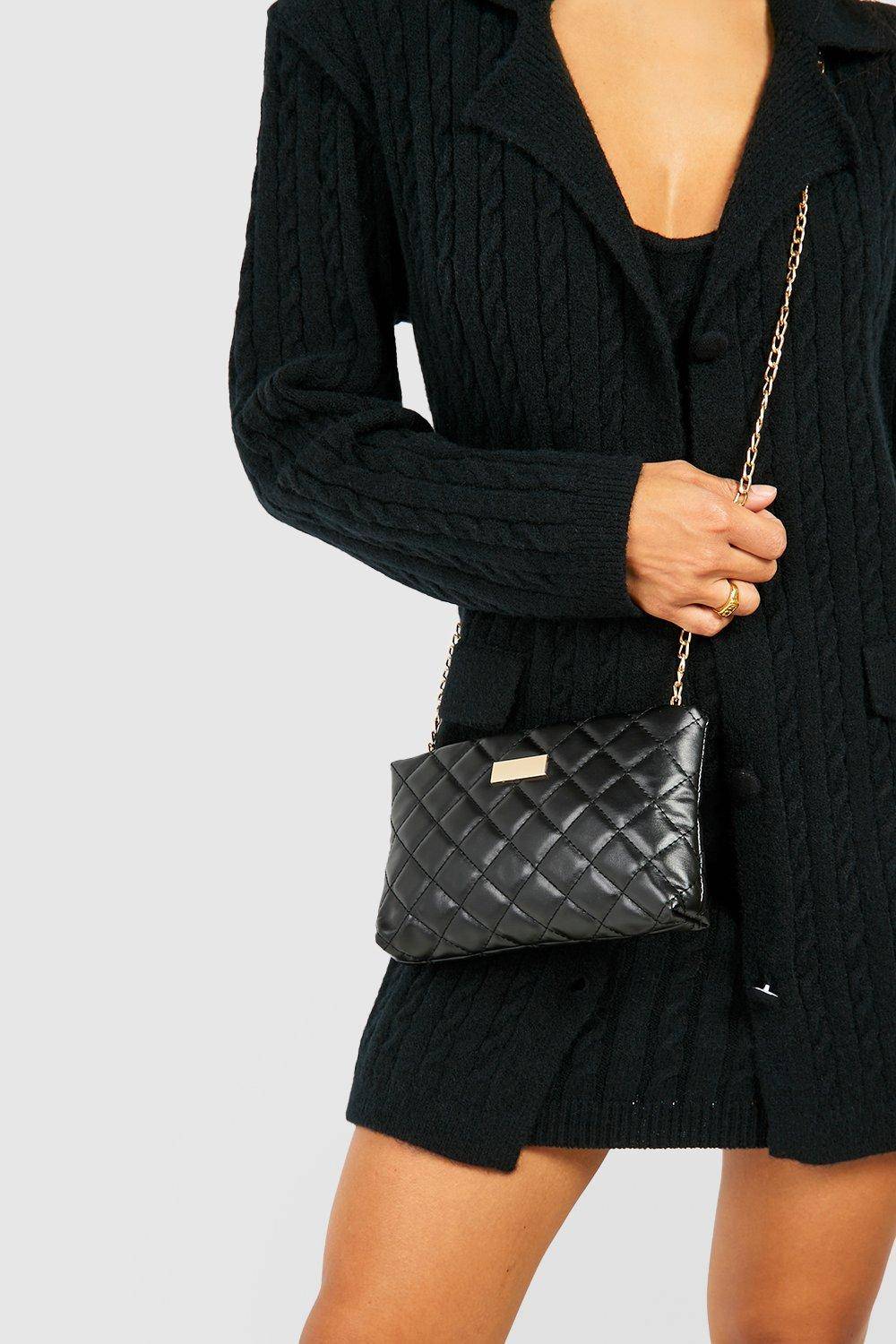 boohoo Sac Bandoulière Matelassé Oversize Basique
