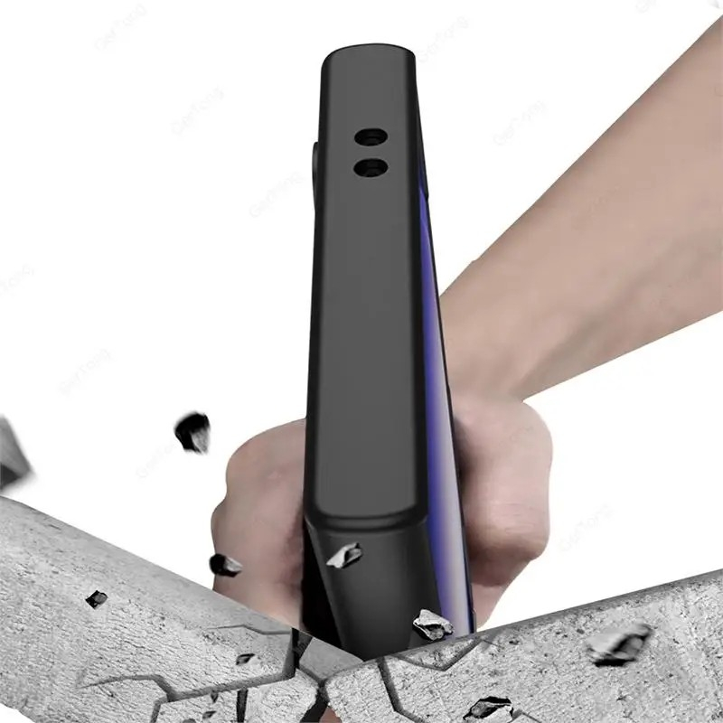 Samsung Galaxy S24 Ultra Hardcase Schutz Hülle mit Magnetverschluss - Schwarz / Grau